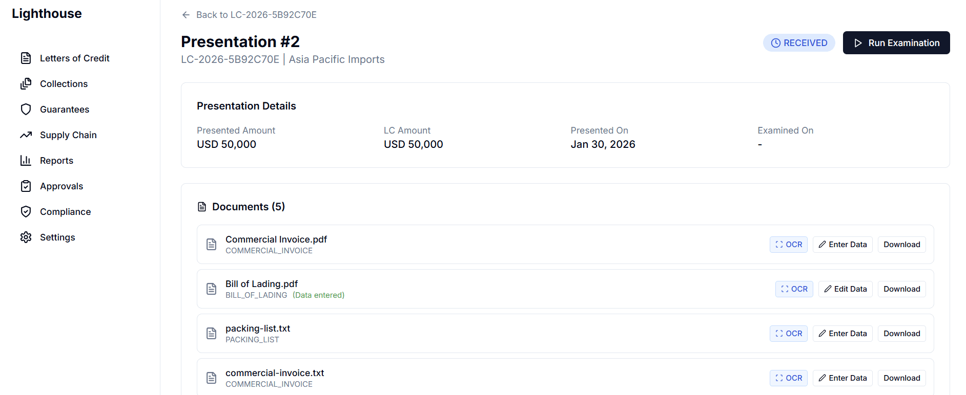 Document Presentation